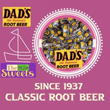 Dad's Root Beer Barrels - Washburn Hard Old Fashioned Candy Individually Wrapped, 4 LB Bulk Candy nostalgic