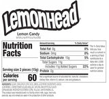 Lemonheads | 3 Lbs | Delicious Sour Lemon Candy | Lemon Heads |  Yellow Lemon Bulk Candy Bag