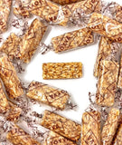 Joyva Sesame Crunch - Small Individually-Wrapped Crunchy Sesame Candy Bars with Honey - Bite-Size On-The-Go Sweet Snacks - Kosher, Parve, No Gluten or Dairy - Made in Brooklyn