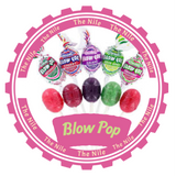 Charms Blow Pops Lollipops 3 LB Bulk Suckers Assorted Candy 5 Flavors Cherry Watermelon Grape Sour Apple Strawberry Filled With Bubble Gum Individually Wrapped