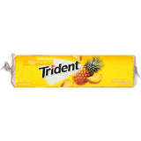 Trident Pineapple Twist Sugar Free Gum, 12 Packs of 14 Pieces (168 Total Pieces)