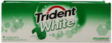 Trident White Sugar Free Gum (Spearmint, 16-Piece, 9-Pack)