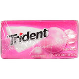 Trident Bubblegum Sugar Free Gum, 12 Packs of 14 Pieces (168 Total Pieces)