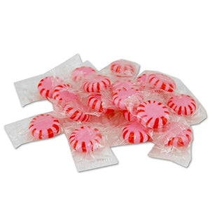 Starlight Peppermint With Cinnamon 2 Lbs Bulk Hard Candy Discs Approximately 175 Pieces