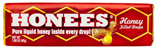 Ambrosoli Honees Honey Filled Drops, 1.60 Bars (Pack of 24)