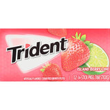 Trident Island Berry Lime Sugar Free Gum, 12 Packs of 14 Pieces (168 Total Pieces)