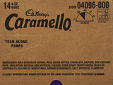 CARAMELLO Chocolate Candy Bar, Milk Chocolate Filled with Caramel, 4 Ounce Package (Pack of 14)