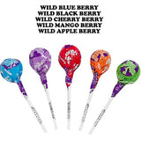 Tootsie Pops Assorted Wild Berry Flavors with Chocolatey Center, 3.75 Pound, 100 Count Halloween Candy Giveaway Box Peanut Free, Gluten Free