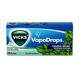 Vicks Vapodrops Cough Relief Menthol Flavor, pack 20