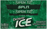 Dentyne Ice Sugar-Free Gum (Spearmint, 16 Piece, Pack of 9)