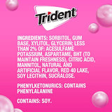 Trident Bubblegum Sugar Free Gum, 12 Packs of 14 Pieces (168 Total Pieces)