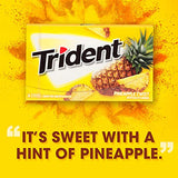 Trident Pineapple Twist Sugar Free Gum, 12 Packs of 14 Pieces (168 Total Pieces)