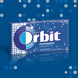 Orbit Peppermint Sugarfree Gum, 14 count  (Pack of 24)