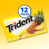 Trident Pineapple Twist Sugar Free Gum, 12 Packs of 14 Pieces (168 Total Pieces)