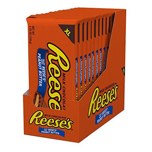 REESE'S  XL Peanut Butter Bar,12/4.25 ,Milk Chocolate Covered Peanut Butter Candy Bar