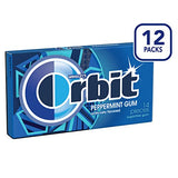 Wrigley's Orbit Gum, Peppermint, 14 count,  (Pack of 12)