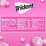 Trident Bubblegum Sugar Free Gum, 12 Packs of 14 Pieces (168 Total Pieces)