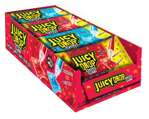 Bazooka Juicy Drop Taffy, 2.36 Ounce (Pack of 16)