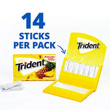 Trident Pineapple Twist Sugar Free Gum, 12 Packs of 14 Pieces (168 Total Pieces)