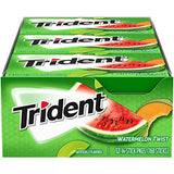 Trident Watermelon Twist Sugar Free Gum, 12 Packs of 14 Pieces (168 Total Pieces)