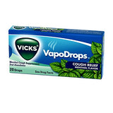 Vicks Vapodrops Cough Relief Menthol Flavor, pack 20