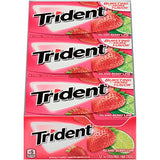 Trident Island Berry Lime Sugar Free Gum, 12 Packs of 14 Pieces (168 Total Pieces)