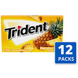 Trident Pineapple Twist Sugar Free Gum, 12 Packs of 14 Pieces (168 Total Pieces)