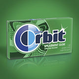 Orbit Spearmint Sugarfree Gum, 14 Pieces (12 Pack)