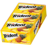 Trident Pineapple Twist Sugar Free Gum, 12 Packs of 14 Pieces (168 Total Pieces)