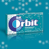 Orbit Wintermint Sugarfree Gum, 14 pieces, (Pack of 12)