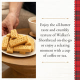 Walker’s Pure Butter Shortbread Fingers - 2-Count Snack Packs (Pack of 24) - Authentic Shortbread Cookies from Scotland