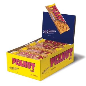 Old Dominion Peanut Block Bar, 1.65 Ounce - 36 Count Display Box