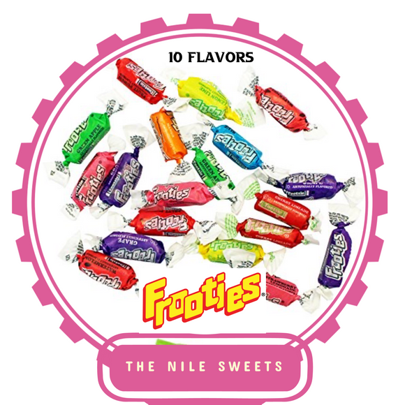 Tootsies frooties assorted 5lb (2.27kg)  By The Nile Sweets